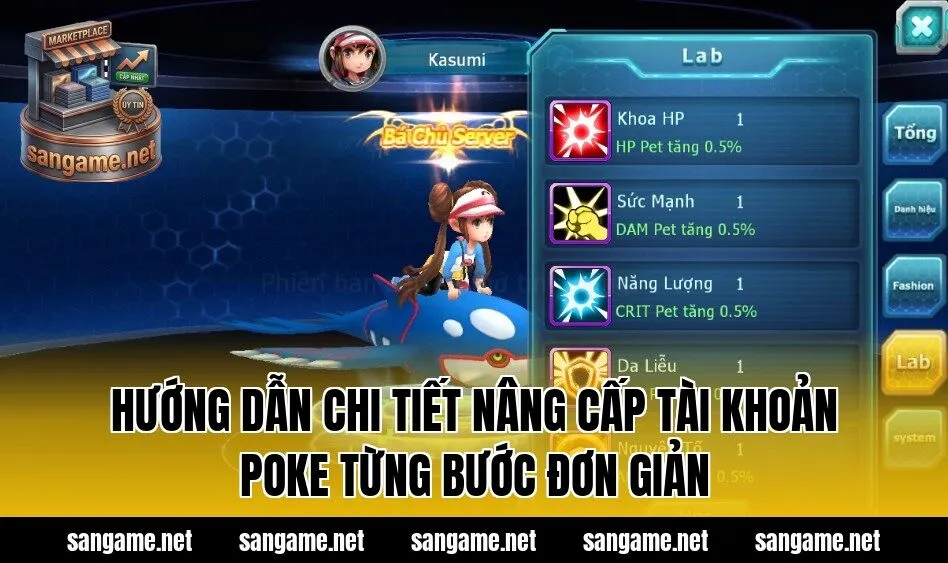 Hướng dẫn chi tiết nâng cấp tài khoản Poke từng bước đơn giản