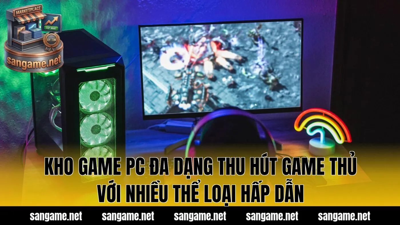 Kho game PC đa dạng thu hút game thủ với nhiều thể loại hấp dẫn