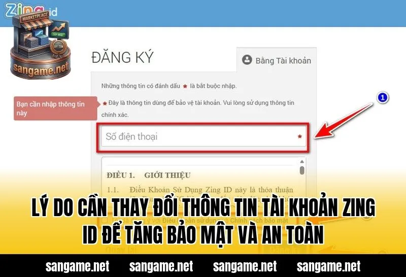 Lý do cần thay đổi thông tin tài khoản Zing ID để tăng bảo mật và an toàn