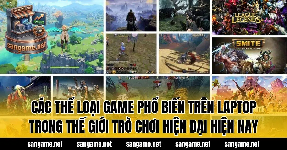 Các thể loại game phổ biến trên laptop trong thế giới trò chơi hiện đại hiện nay