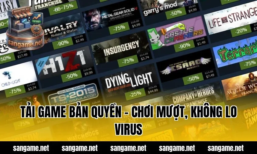 Tải Game Bản Quyền – Chơi Mượt, Không Lo Virus