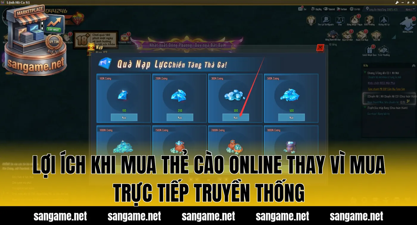 Lợi ích khi mua thẻ cào Online thay vì mua trực tiếp truyền thống